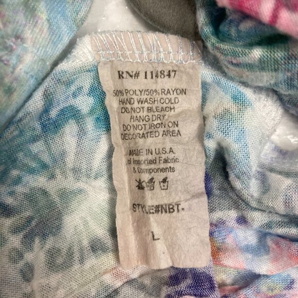 Katina Marie Women’s Floral Tunic Top Large - Picture 5 of 8